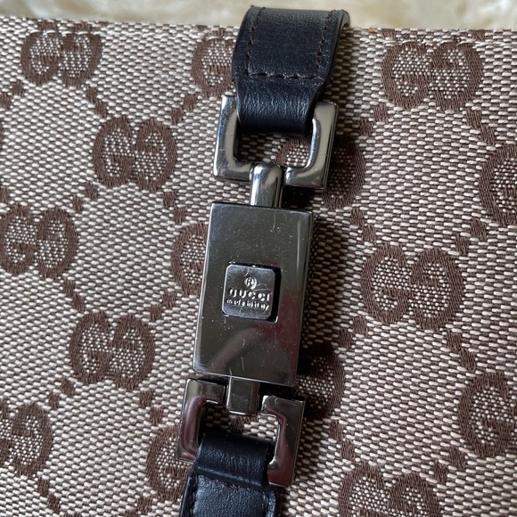 EXCELLENT CONDITION! Authentic Gucci GG Monogram Logo Jackie Wallet - Picture 13 of 13